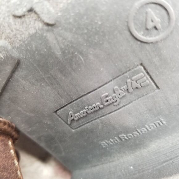 American Eagle Brown Fabric Upper. Size 4. - Picture 8 of 10